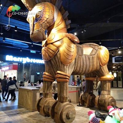 Harga yang bagus Taman hiburan Custom Made Animatronics Trojan Model on line