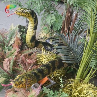 Harga yang bagus Hewan Ukuran Hidup Simulasi Ular Animatronik Dalam Pameran Hewan on line