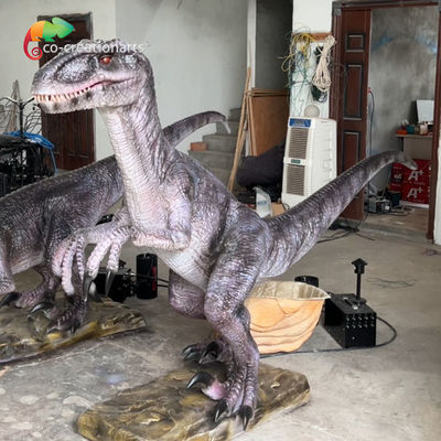 Harga yang bagus Sistem Kontrol Suara Realistis Animatronik Dinsoaur Simulatio Velociraptor Untuk Pameran on line