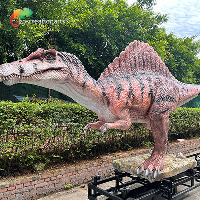 Harga yang bagus Animatronic Spinosaurus Simulasi Dinosaurus Dengan 15m Track Untuk Attraksi Taman Hiburan on line