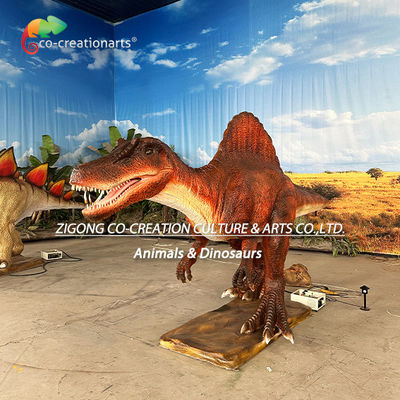 Dinosaurus Animatronik Spinosaurus Realistis: Penampil Multi-Gerak yang Memukau dengan Anggota Tubuh yang Terartikulasi, Pewarnaan yang Hidup & Suasana Akuatik