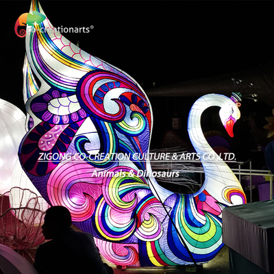 Harga yang bagus Swan Dekorasi Cina Festival Lampu Lampu Dengan Led Sumber Cahaya Festival of Lights on line