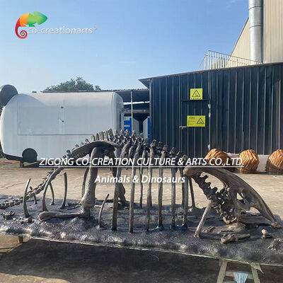 Harga yang bagus Replika Fosil Kerangka Dinosaurus Fiberglass Parasaurolophus on line