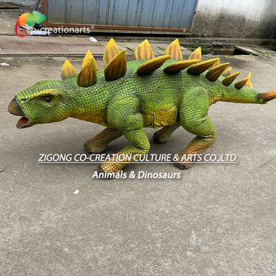 Harga yang bagus Dinosaurus Robot Berempat Berjalan dengan Desain Kulit Realistis untuk Atraksi Interaktif On line